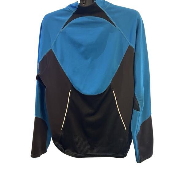 The North Face Blue 1/4 Zip- Up Jacket Men's size L - Picture 2 of 4